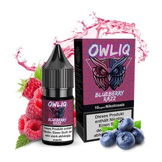 OWLIQ - Blueberry Razz - 10 ml Nikotinsalz Liquid