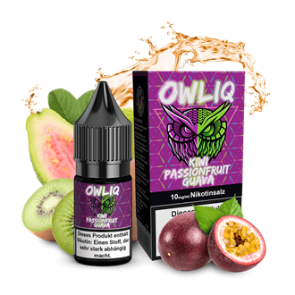 OWLIQ - Kiwi Passionfruit Guava - 10 ml Nikotinsalz Liquid
