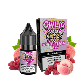 OWLIQ - White Peach Razz - 10 ml Nikotinsalz Liquid