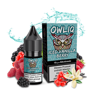 OWLIQ - Iced Vanilla Berry - 10 ml Nikotinsalz Liquid