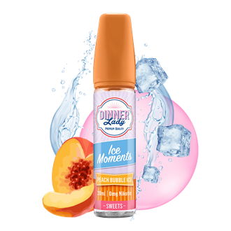Dinner Lady Aroma - Moments - Peach Bubble ICE - 20 ml Longfill