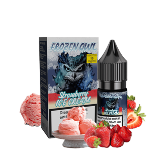 OWL Frozen - Strawberry Ice Cream - 10 ml Nikotinsalz Liquid