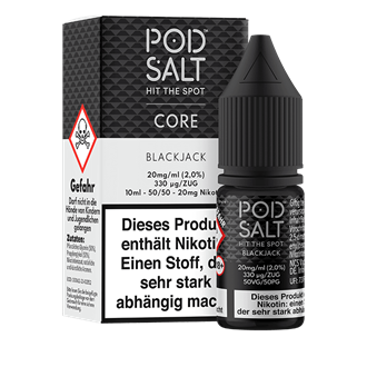 Pod Salt Core - Blackjack - 10 ml Nikotinsalz Liquid