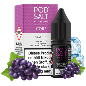 Pod Salt Core - Grape Ice - 10 ml Nikotinsalz Liquid