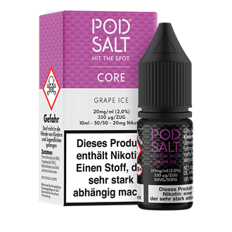 Pod Salt Core - Grape Ice - 10 ml Nikotinsalz Liquid