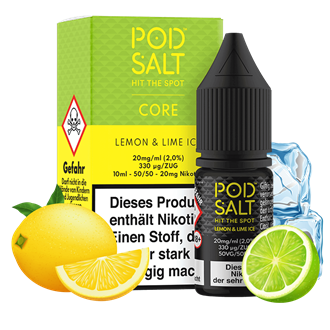 Pod Salt Core - Lemon & Lime Ice - 10 ml Nikotinsalz Liquid
