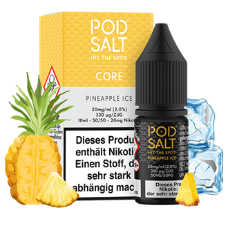 Pod Salt Core - Pineapple Ice - 10 ml NikotinsalzLiquid
