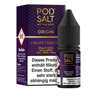 Pod Salt Origin - Liquor Tobacco - 10 ml Nikotinsalz Liquid
