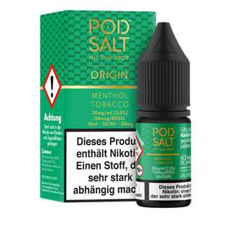 Pod Salt Origin - Menthol Tobacco - 10 ml Nikotinsalz Liquid