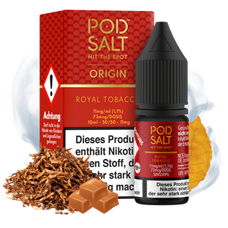 Pod Salt Origin - Royal Tobacco - 10 ml Nikotinsalz Liquid