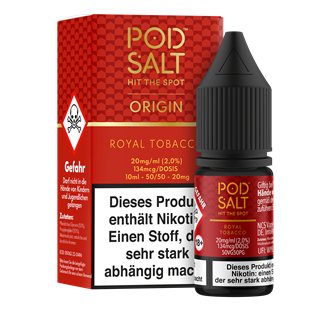 Pod Salt Origin - Royal Tobacco - 10 ml Nikotinsalz Liquid