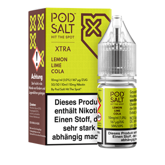 Pod Salt Xtra - Lemon Lime Cola - 10 ml Nikotinsalz Liquid