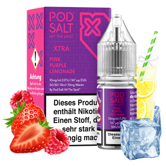 Pod Salt Xtra - Pink Purple Lemonade - 10 ml Nikotinsalz Liquid