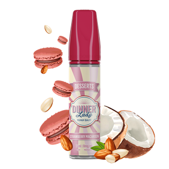 Dinner Lady Aroma - Dessert - Strawberry Macaroon - 14 ml Longfill