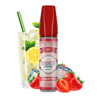 Dinner Lady Aroma - ICE - Strawberry Bikini - 14 ml Longfill