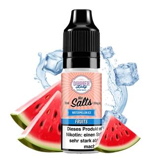 Dinner Lady Fruits - Watermelon Ice - 10 ml Nikotinsalz Liquid