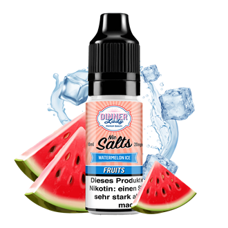 Dinner Lady Fruits - Watermelon Ice - 10 ml Nikotinsalz Liquid
