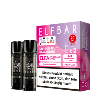ELF Bar ELFA - Dragon Fruit Blackberry Pod - 2er Pack