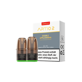 OXVA Artio 2 Einweg Pod - Double Apple Shisha - 2er Pack