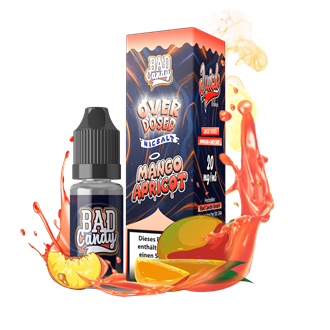 Bad Candy E-Liquid - OVERDOSED JUICD SERIES - Mango Apricot - 10 ml Nikotinsalz