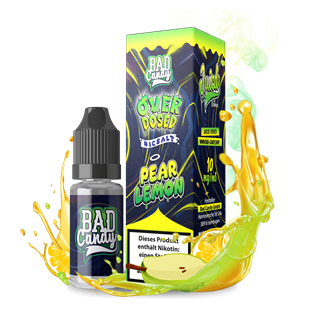 Bad Candy E-Liquid - OVERDOSED JUICD SERIES - Pear Lemon - 10 ml Nikotinsalz