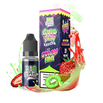Bad Candy E-Liquid - OVERDOSED JUICD SERIES - Straw Kiwi - 10 ml Nikotinsalz
