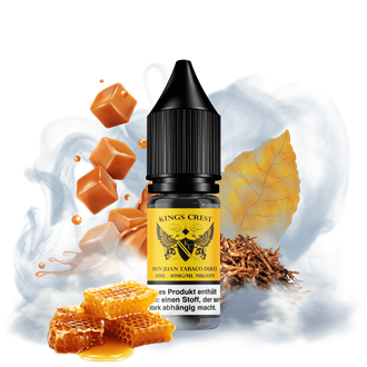 Kings Crest - Don Juan Tobaco Dulce - 10 ml Nikotinsalz Liquid