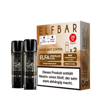 ELF Bar ELFA - Hazelnut Coffee Pod - 2er Pack