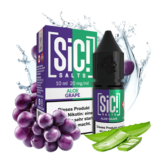 SIC Salts - Aloe Grape - 10 ml Nikotinsalz Liquid