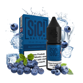 SIC Salts - Blueberry Ice - 10 ml Nikotinsalz Liquid