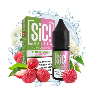 SIC Salts - Elderflower Lychee Ice - 10 ml Nikotinsalz Liquid