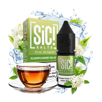 SIC Salts - Elderflower Tea Ice - 10 ml Nikotinsalz Liquid