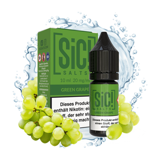 SIC Salts - Green Grape - 10 ml Nikotinsalz Liquid