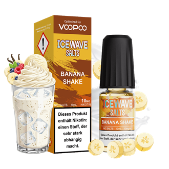 Icewave by Voopoo - Banana Shake - 10 ml Nikotinsalz Liquid