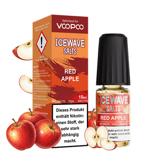 Icewave by Voopoo - Red Apple - 10 ml NikotinsalzLiquid