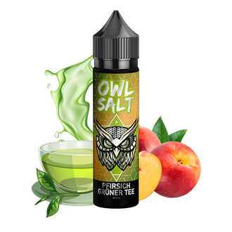OWL Salt Aroma - Pfirsich Gr�ner Tee - 10 ml Longfill
