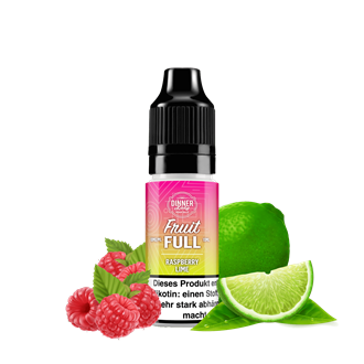 Dinner Lady Fruit Full - Raspberry Lime - 10 ml Nikotinsalz Liquid
