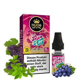 Holster Vape - Grpe Mnt - 10 ml Nikotinsalz Liquid