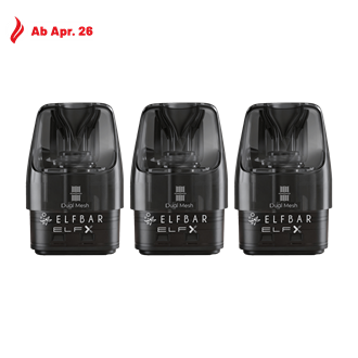 ELF Bar ELFX - Cartridge V2 - 2 ml - 3er Pack