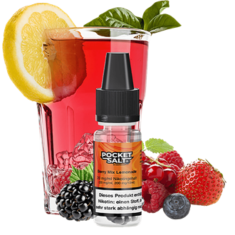 Drip Hacks Pocket Salt - Berry Mix Lemonade - 10 ml Nikotinsalz Liquid