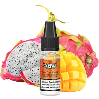 Drip Hacks Pocket Salt - Dragonfruit & Mango - 10 ml Nikotinsalz Liquid