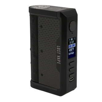 BA-Ware Lost Vape - Centaurus DNA 250C - Box Mod 200 Watt -  black/ostrich-tactile