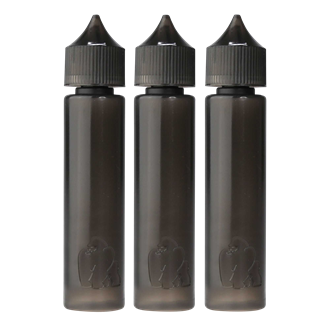 Chubby Gorilla PET Stiftflaschen / Leerflaschen - 3x black 60 ml 