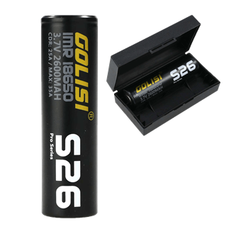 Golisi S26 - 18650 Akku - 2600 mAh - 3,7 V - 25 A