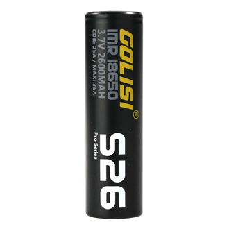 Golisi 18650 Akku S26 - 2600 mAh - 3,7 V - 25 A