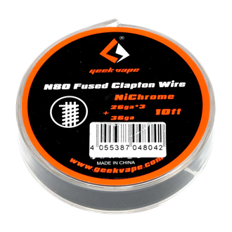 GeekVape NI80 Fused Clapton Draht - 3 m - 26 ga - 28 ga 