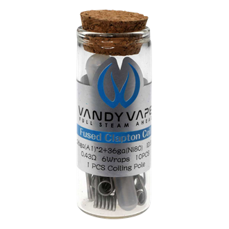 VandyVape Fused Clapton Coil - 26ga(A1)*2+36ga(Ni80) 