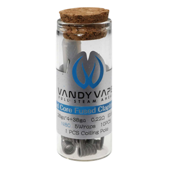 VandyVape Quad Core Fused Clapton Coil - 28ga*4+38ga Ni80 