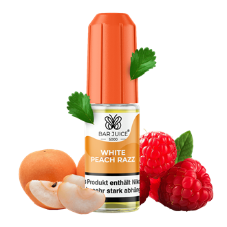 Bar Juice 5000 - White Peach Razz - 10 ml Nikotinsalz Liquid