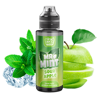 Big Bottle Aroma - Mr. Mint - Sour Apple - 10 ml Longfill